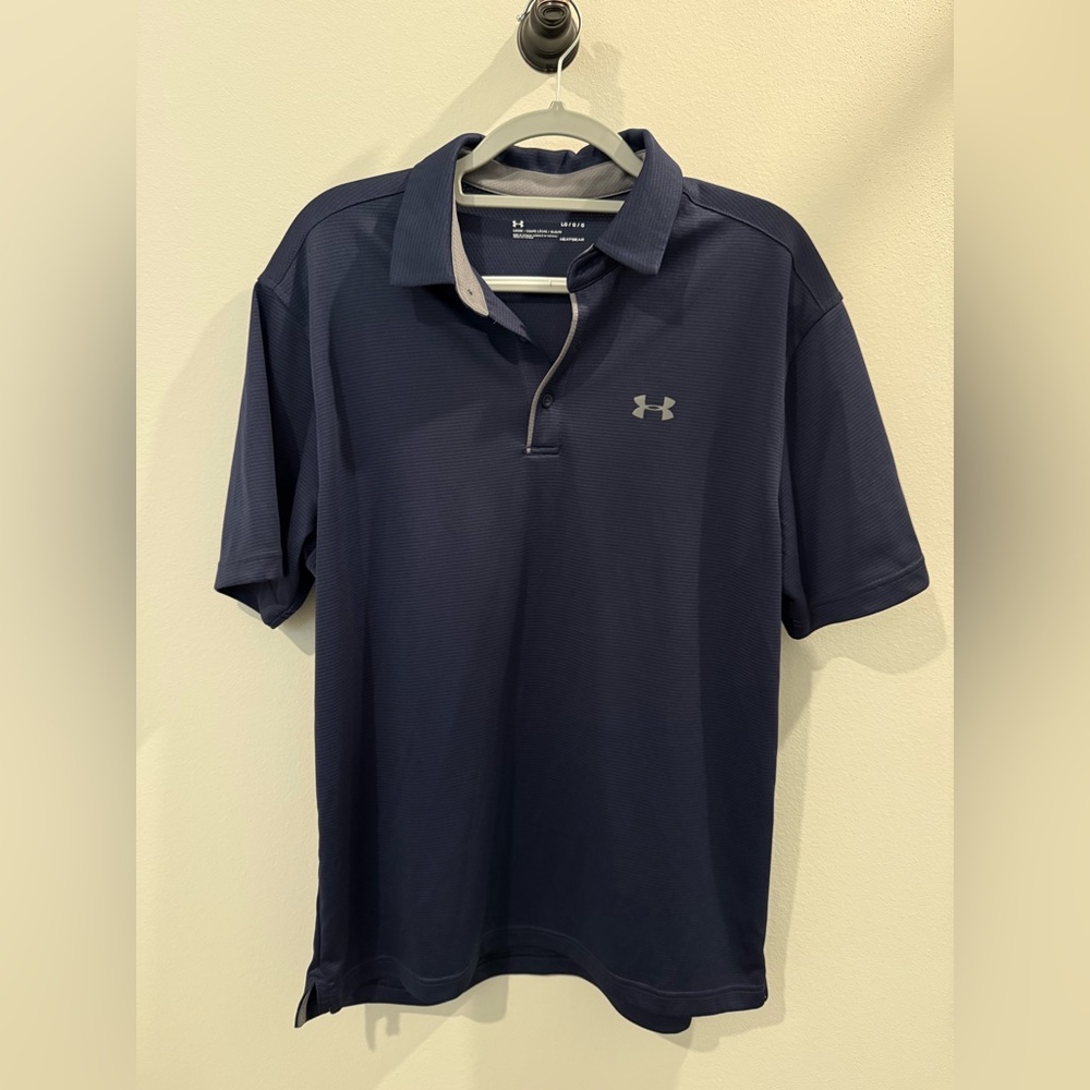 Under Armour Men's Dark Blue Polo Shirt